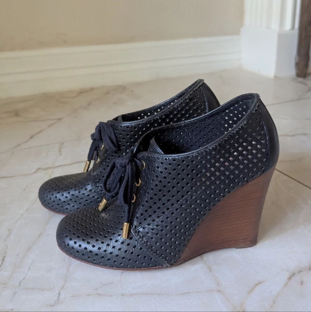 Tory Burch perforations give